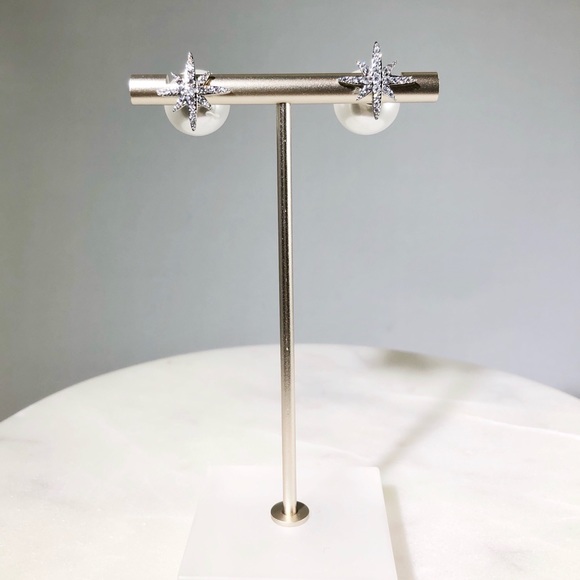 Galactic Pearl Studs - Picture 2 of 6